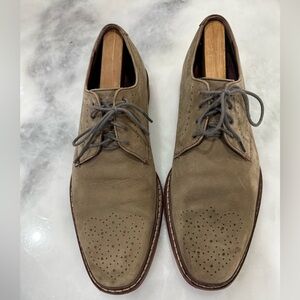 Ted Baker London Brown Suede Oxfords with Red Sole